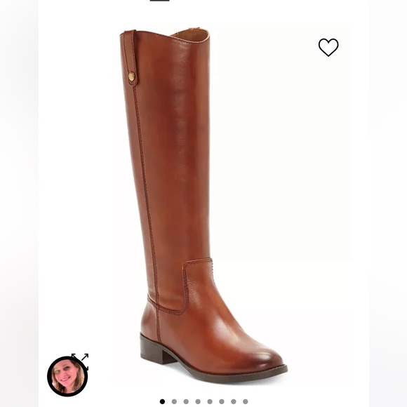 NWT INC INTERNATIONAL concepts Fawne Wide Calf Riding Boot- Cognac - Picture 1 of 7